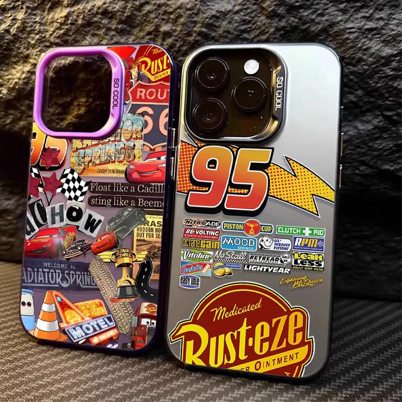 Cover for Phone Lightning McQueen 95 Cars for Xiaomi POCO X6 X5 X3 NFC F7 Ultra F6 F5 Pro F3 GT M5S C65 C75 M3 M4 M5S M6 Pro 4G 5G