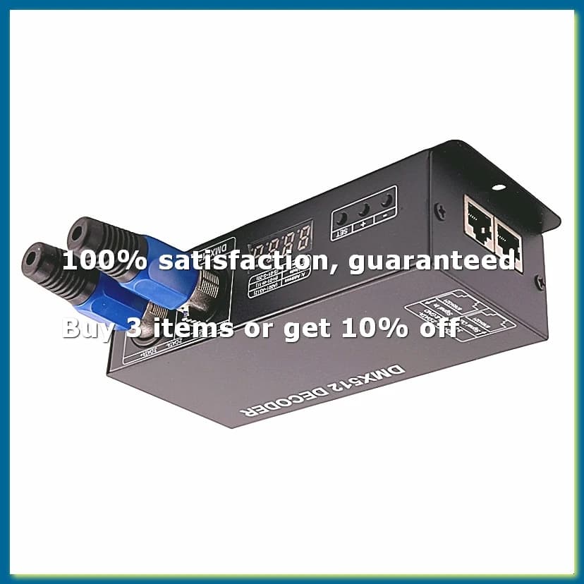 512 Digital Display Decoder,Dimming Driver Dmx512 Controller For Led Rgbw Tape Strip Light Rj45 Connection-A56M
