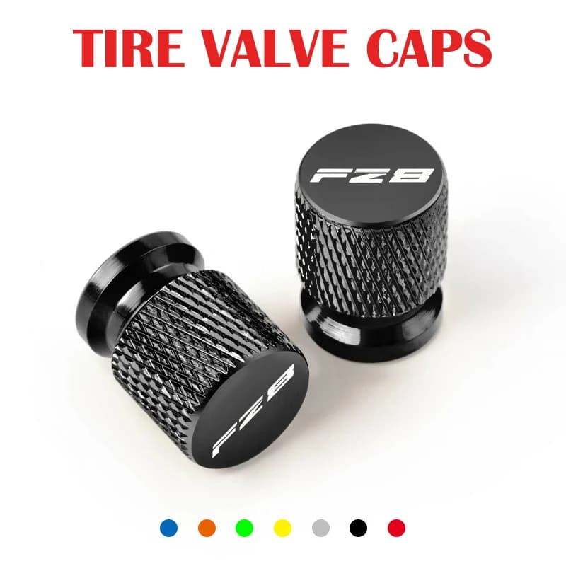 2 Pezzi Accessori Moto, Tappi Valvola Pneumatici in Alluminio CNC per Yamaha FZ8 FZ 8 FAZER 2010-2023 2013 2012 2011