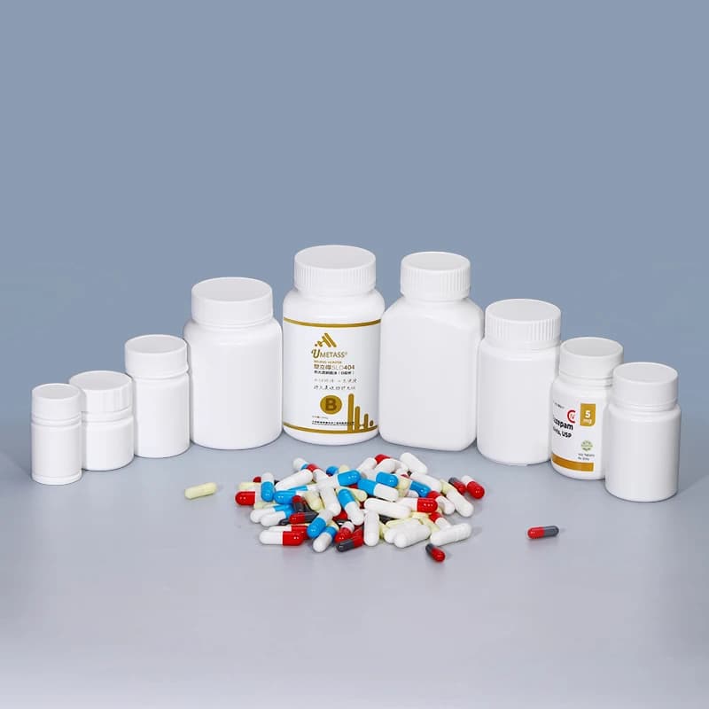 20PCS bottiglia di medicina vuota a bocca grande da 150ML con coperchio contenitore in plastica HDPE per uso alimentare per flacone riutilizzabile per compresse di Capsule di pillole