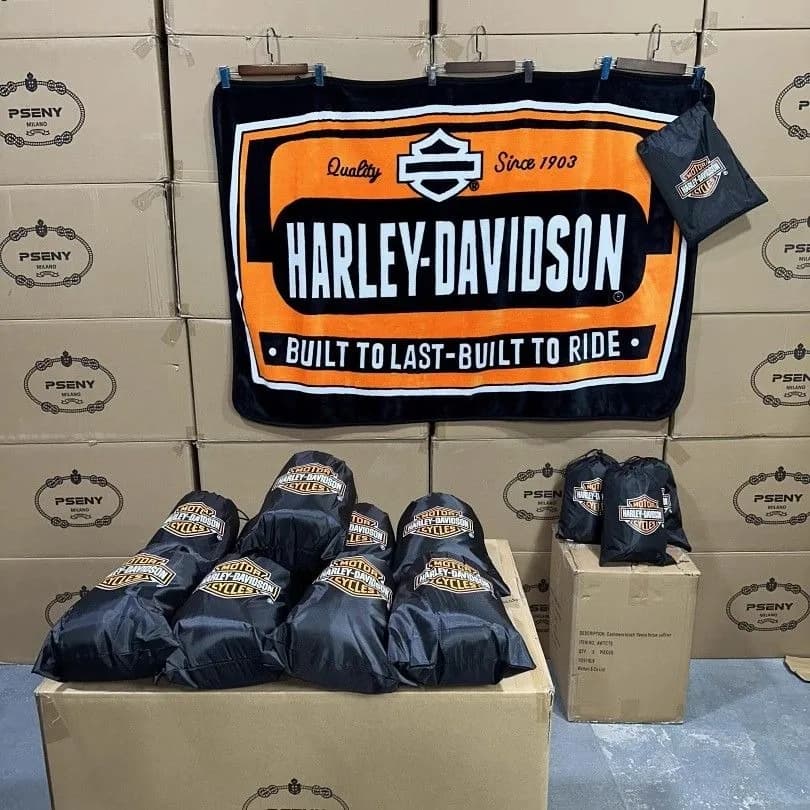 For Harley Davidson Printed Flannel Blanket Warm blanket Soft and comfortable blanket throw blanket bed linings birthday gift