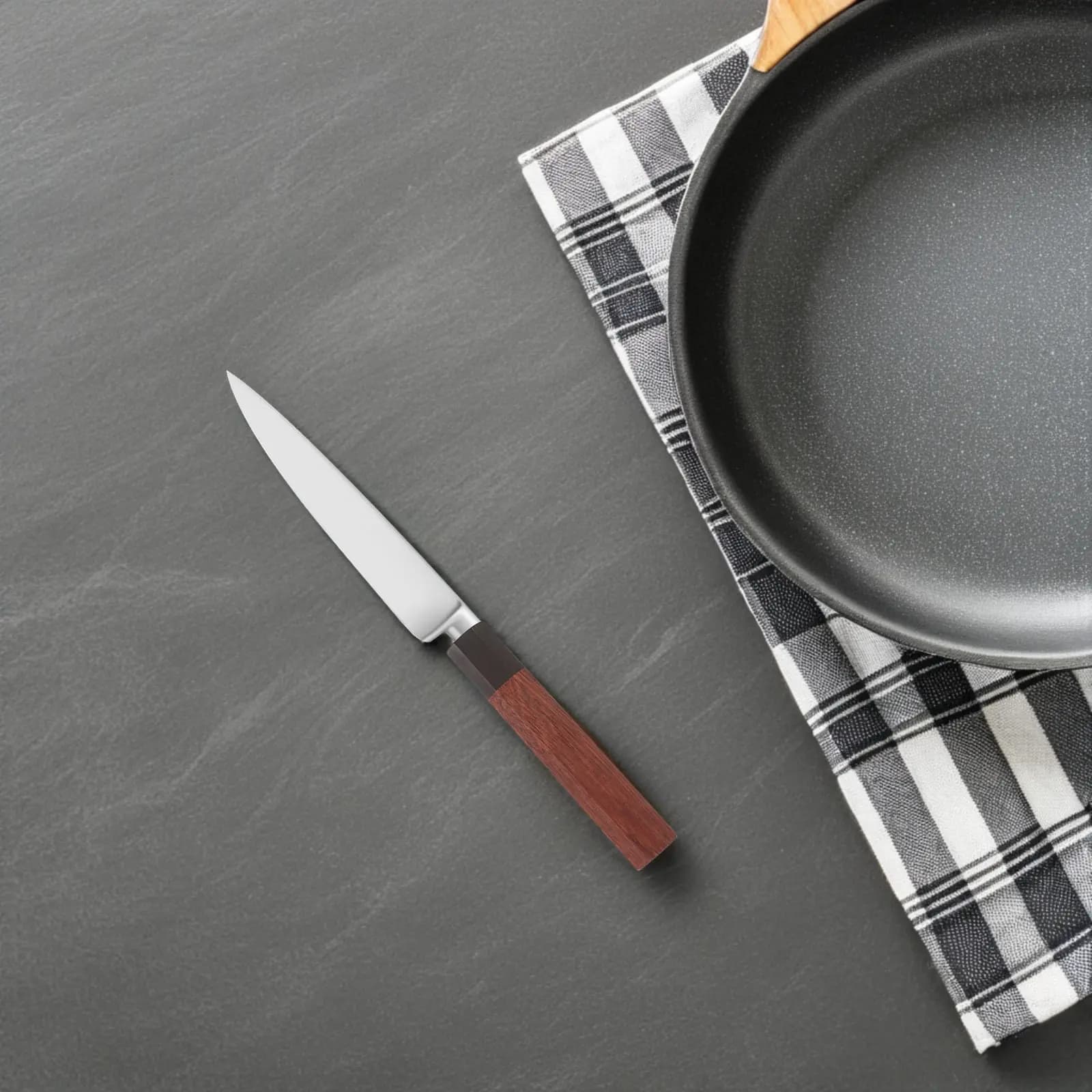 Set di Coltelli da Chef con Manico Ottagonale, Lama in Acciaio Temprato Premium per Taglio Rapido, Utensili da Cucina