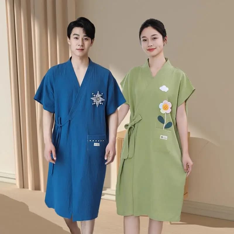 Asciugamani da bagno per coppie, accappatoi ad asciugatura rapida, asciugamani avvolgenti da uomo e da donna, assorbenti, comodi, in cotone, tessili per la casa, accessori da bagno.