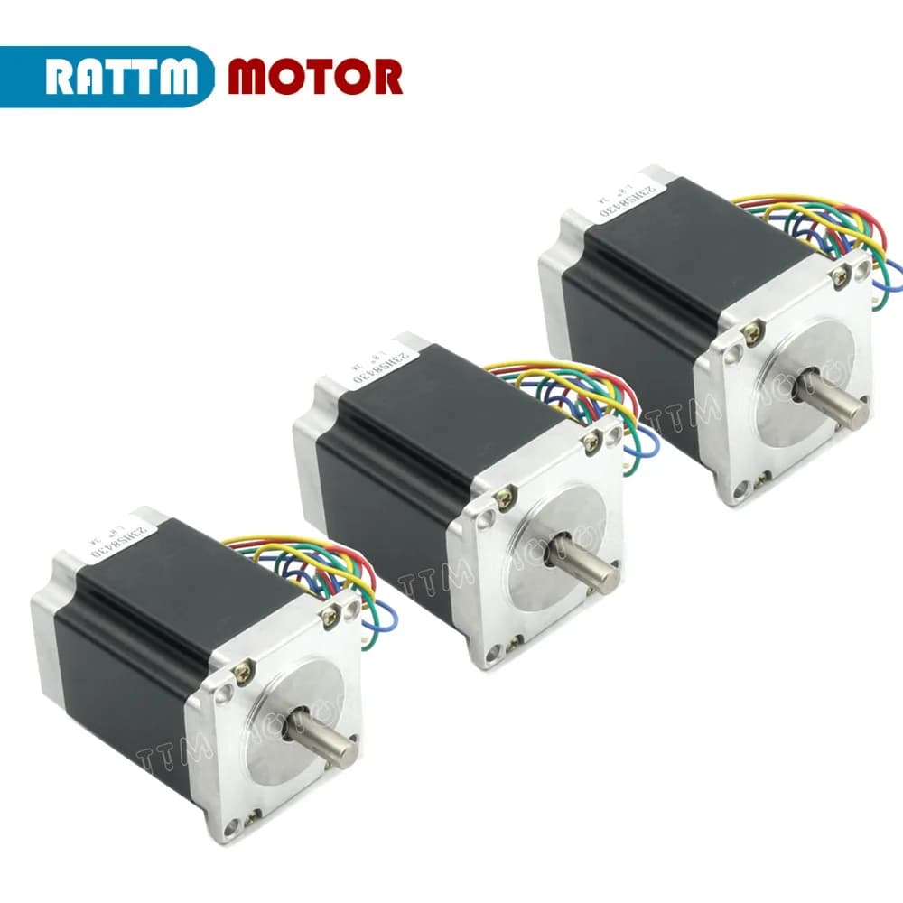 3PCS Nema 23 Stepper Motor 2 phase 23HS8430 4-Leads 76mm 3A 180N.CM CNC 3D Printer For beauty medical machine accessories