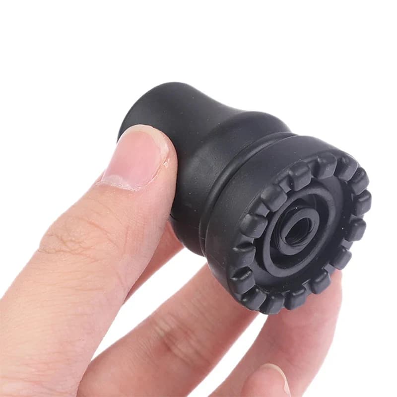 Copri-punta Antiscivolo 16-22mm per Bastone da Passeggio, Ghetta per Bastone, Protezione per Punte di Bastoni da Trekking e Alpinismo