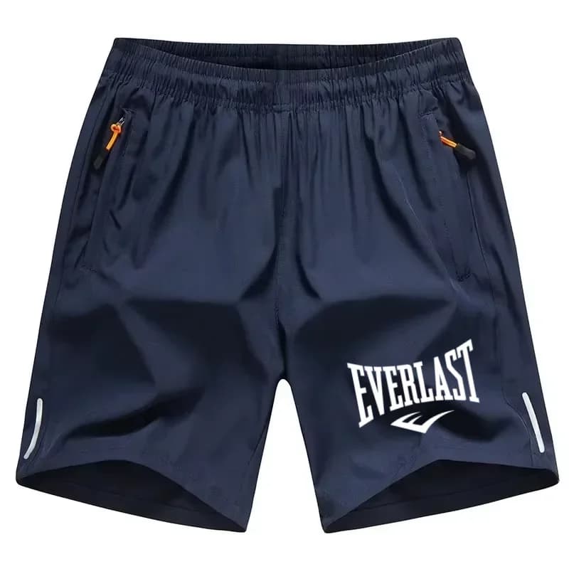 New Summer Printing Craftsmanship Men's Ice Silk Sports Shorts Quick drying Breathable Beach Sports Shorts Fitness Running