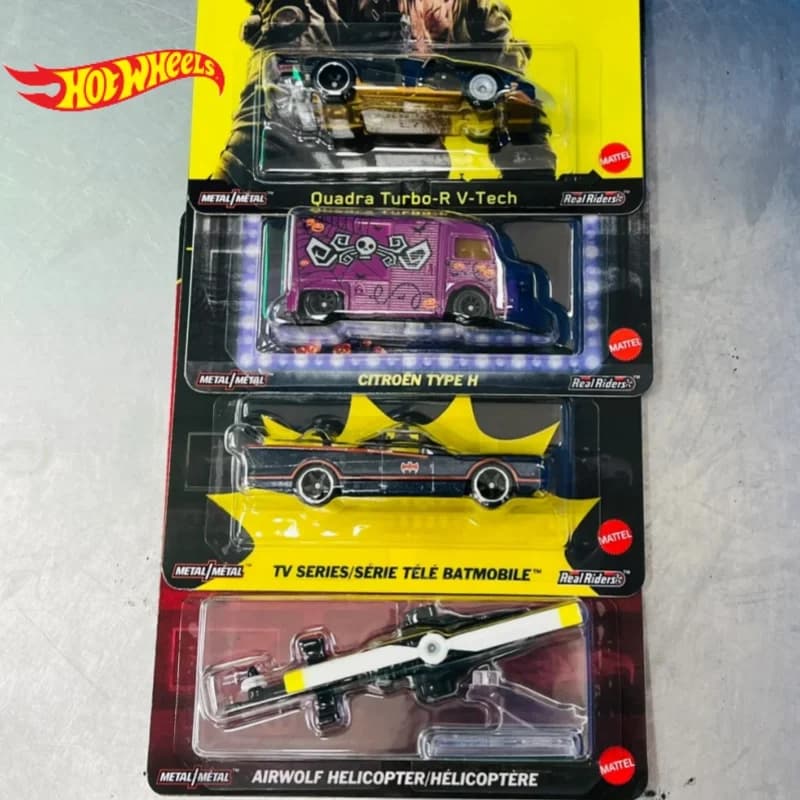Hot Wheels Hxd63-M Cultura pop Cyberpunk 2077 L'incubo prima di Natale Airwolf Batman Batmobile Arachidi Snoopy Modello di auto
