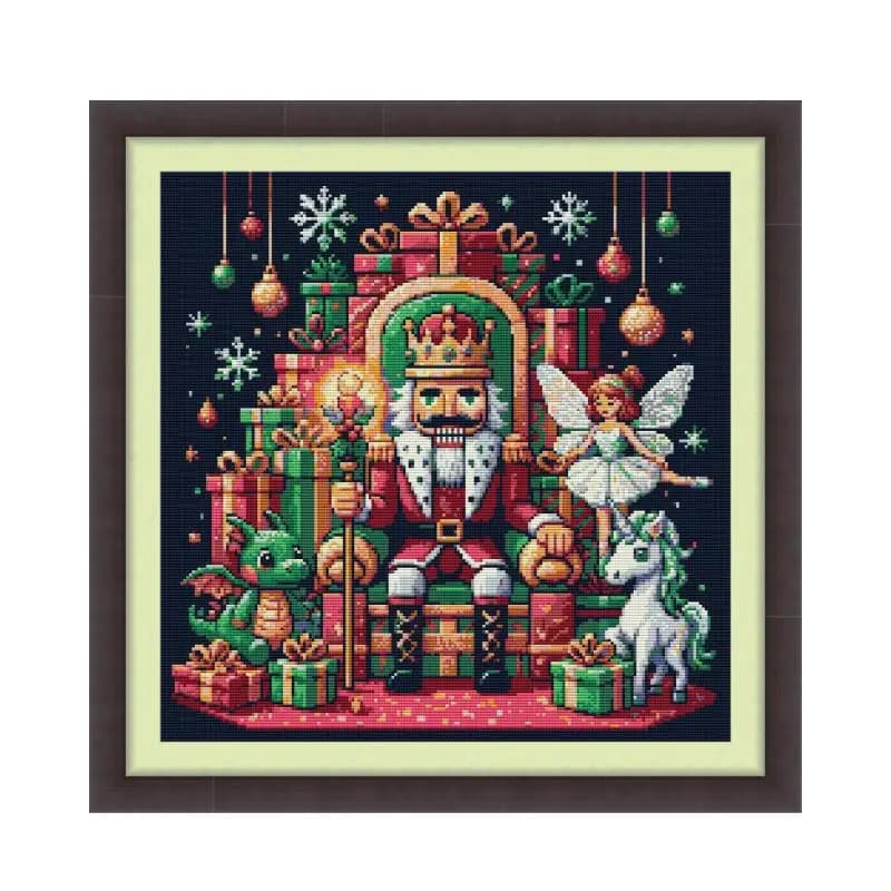 Kit Punto Croce Joy Sunday, Ricamo Fai-da-Te 11CT 14CT 16CT, Il Re delle Noci, Artigianato, Hobby, Cucito, Decorazione Casa, Regali