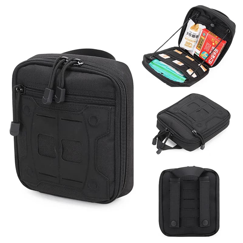 Tactical Molle EDC Pouch First Aid Kit Pouch Bag Survival Tourniquet Strap Bag for Hunting Ourdoot Camping Hiking
