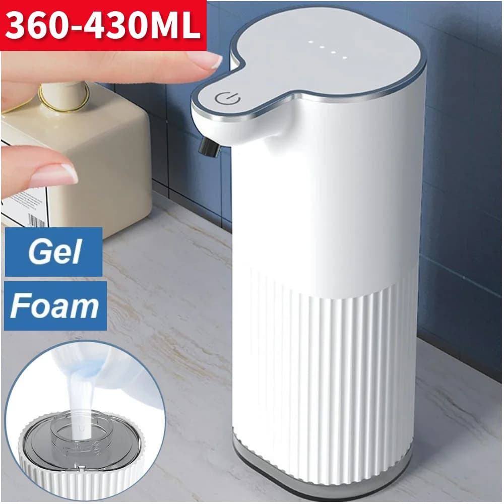 Dispenser automatico di sapone Dispenser per pompa di sapone liquido regolabile a 4 livelli Dispenser di disinfettante per le mani a mani libere per la cucina del bagno