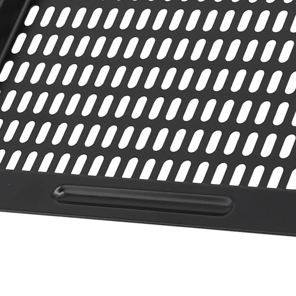Air fryer tray with removable carbon steel grid, designed for better air flow and better oil drainage during cooking