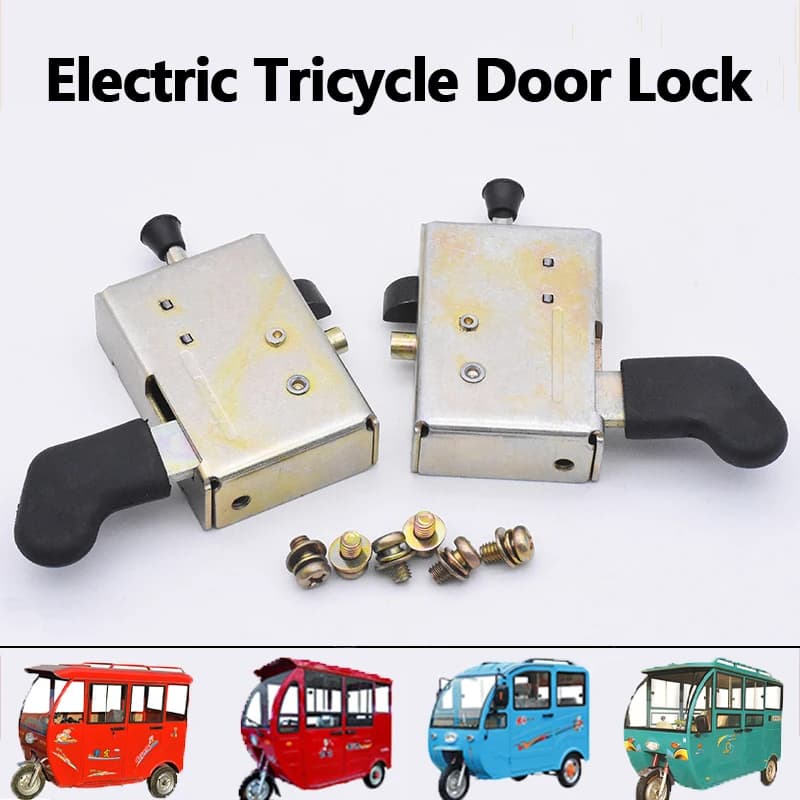 Universal Electric Tricycle Door Lock Full Shed Car Door Inner Handle Lock Plate