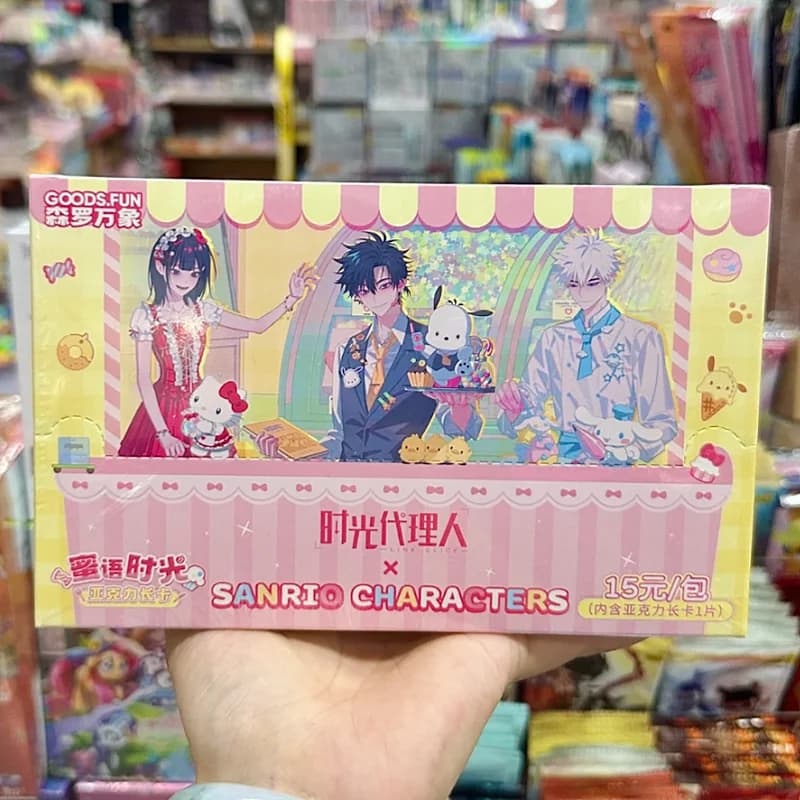 Collegamento autentico Click Card Famiglia Acrilico Carta lunga Gabbiano Honey Language Time Series Animazione Gioco Collezione di carte Regali giocattolo