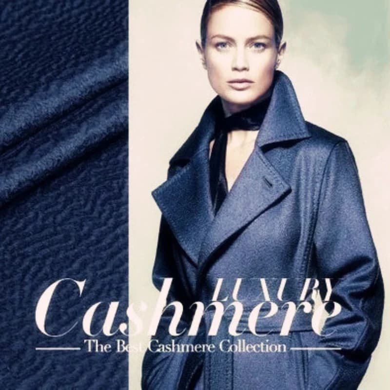 Luxury Silk Water Ripple Cashmere Fabric Australian Wool Winter Coat Double - Sided Fabrics Cloth Per Meter Material
