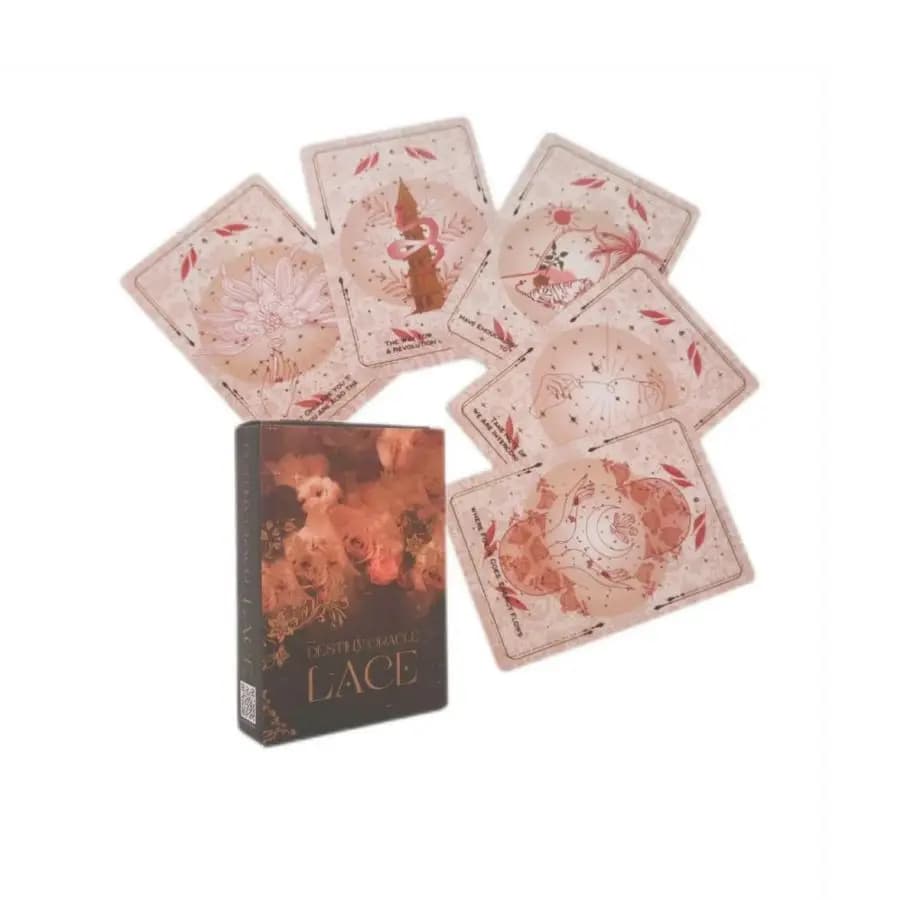 The Destiny Oracle Lace Oracle cards guida alla divinazione Fate Oracle Party Deck gioco da tavolo istruzioni PDF