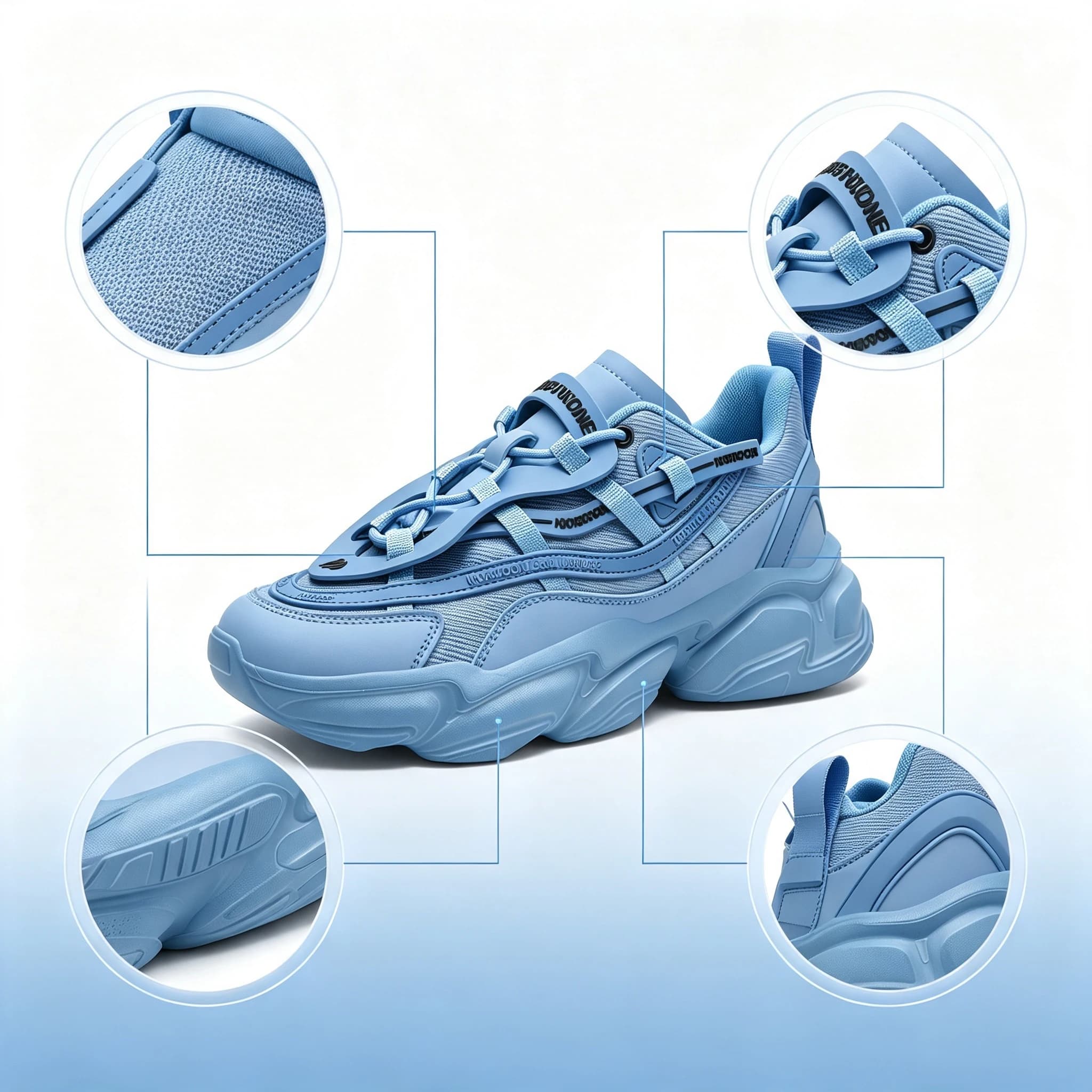 2023 Lexsan Men Running Shoes Sneakers Male Tenis Luxury Designer Mesh Breathable Casual Fashion Blade Cushioning for Men