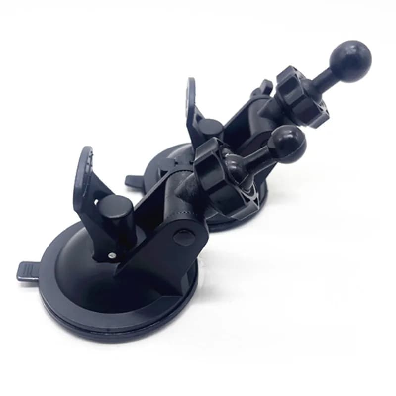 Staffa a ventosa con doppia sfera da 13-16 mMM per registratore DVR per auto MIO Mivue 618 da 16-17 mm per Garmin DashCam Drive Zumo GPS