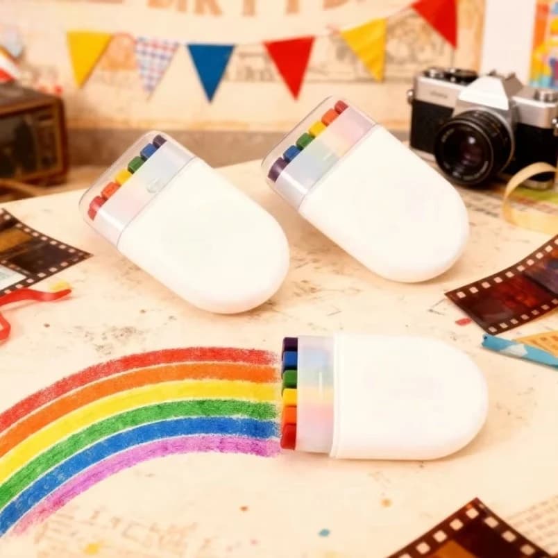 2/5/10/20 pieces rainbow pastel paint rainbow birthday party colorful accessories party party family costume gift size pocket