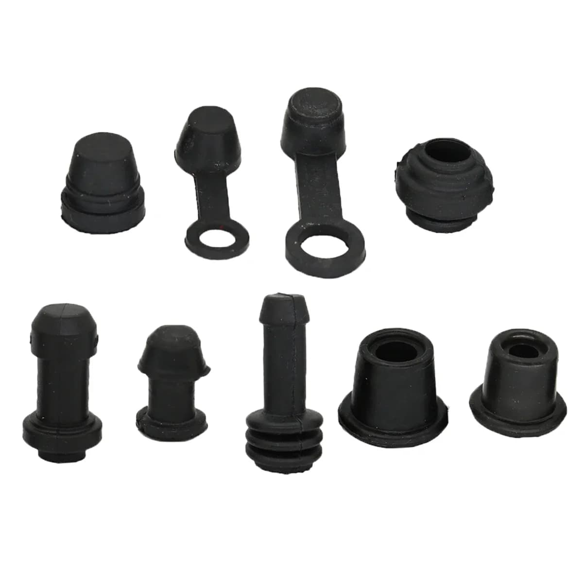 10Set Moto Scooter Freno Superiore Inferiore Pompa Pinza Ammortizzatore Manica In Gomma Pompa Freno A Disco Tappo Impermeabile Copertura Antipolvere