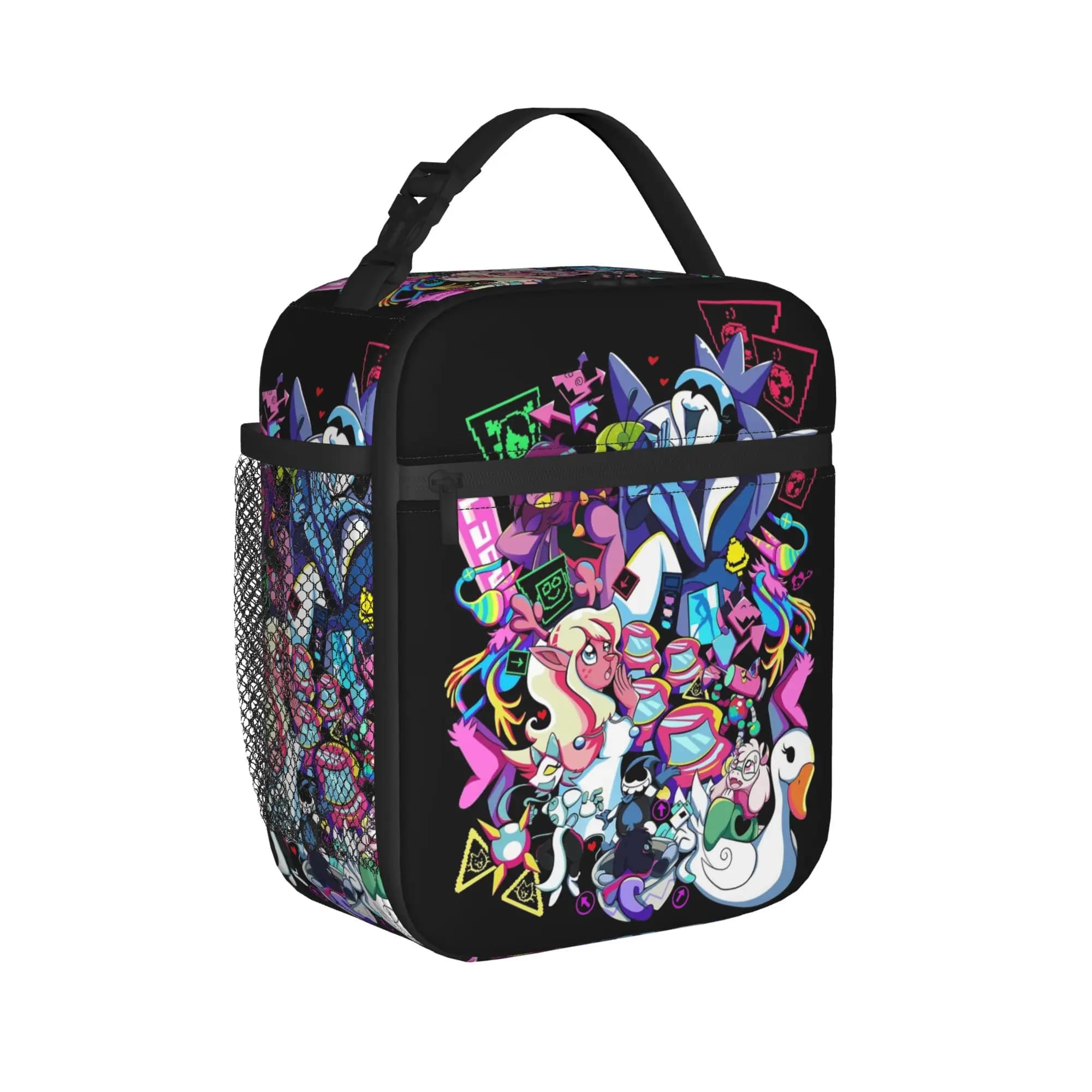 Deltarunes Game Thermal Insulated Lunch Bag for Work Portable Food Container Bags Cooler Thermal Lunch Boxes