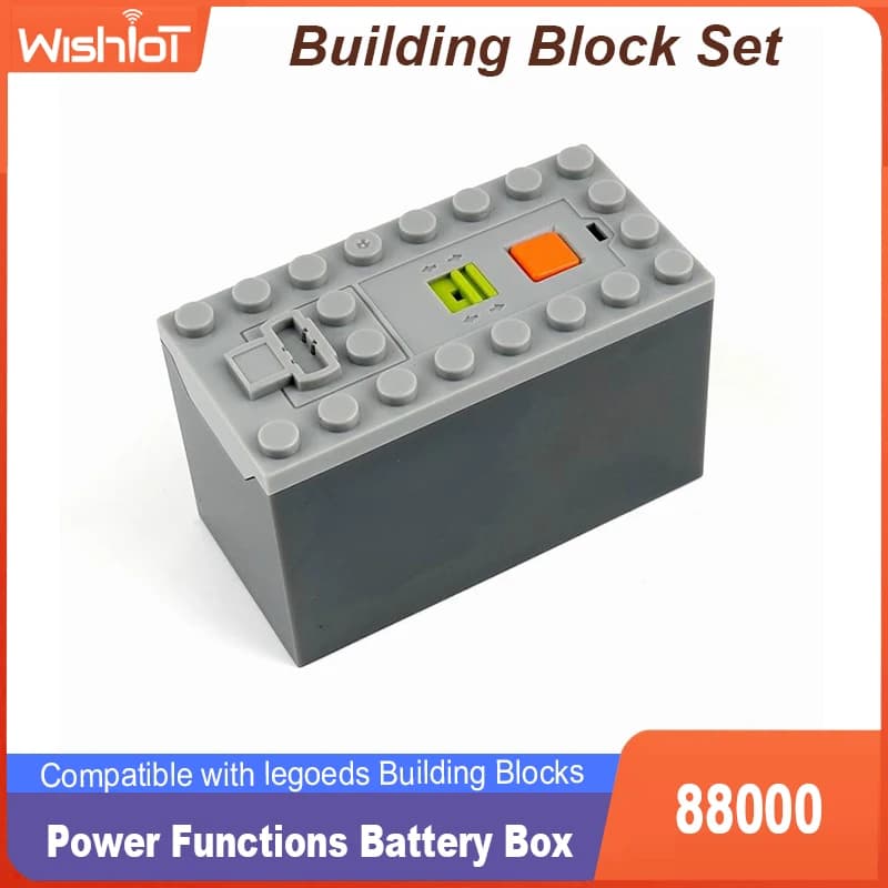Building Block Power 88000 Scatola batteria AAA 8883 Parti tecniche MOC Train Car compatibile con LEGOeds