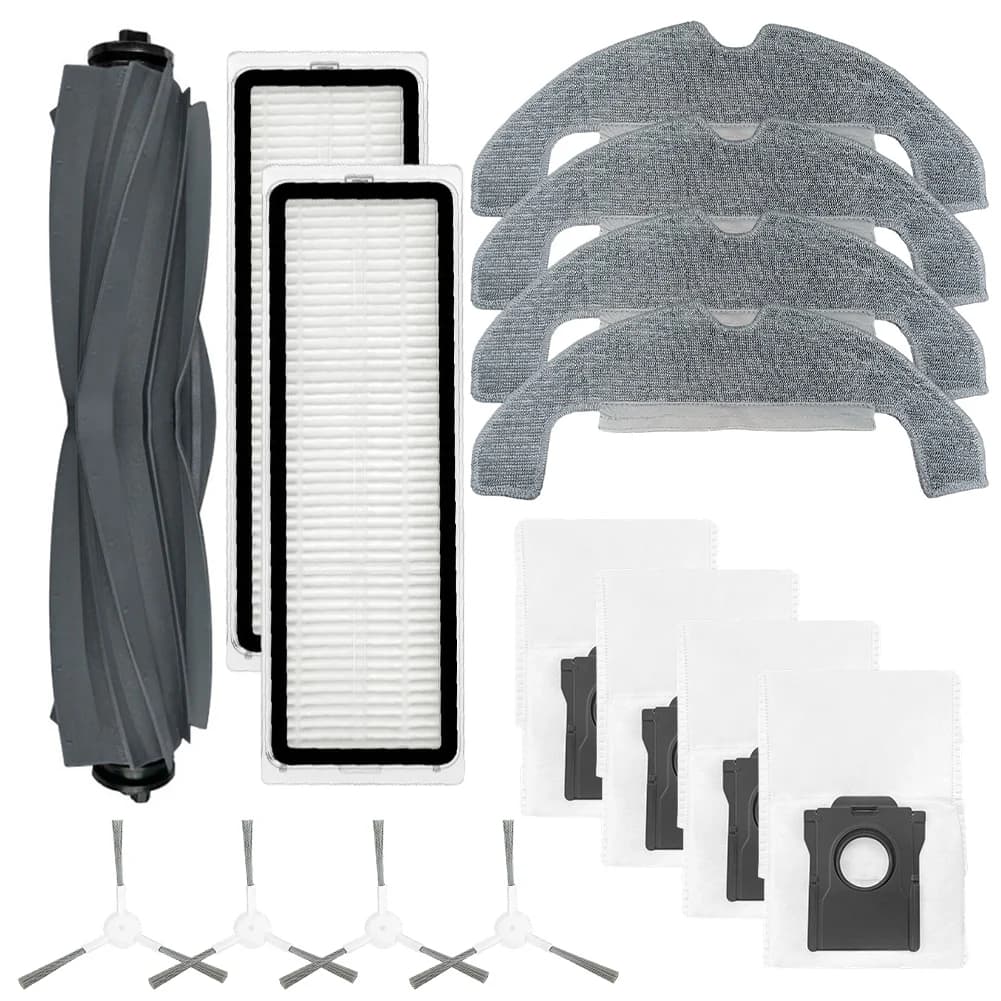 Main Side Brush Filter Mop Cloth Replacement Parts For Dreame F10 Plus Cleaning Tools Home Appliance Parts