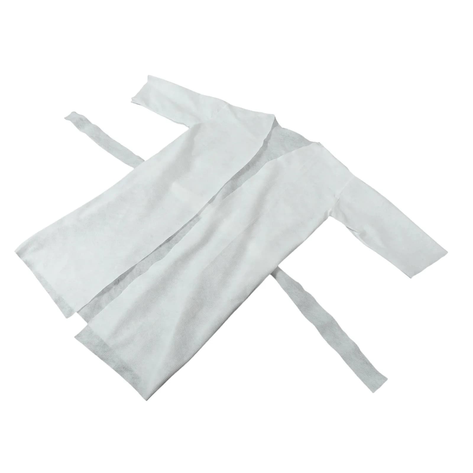 Accappatoio Monouso Ispessito, Confortevole Effetto Cotone, Igienico, Ideale per Viaggi, Casa, Hotel, Salone, Doccia