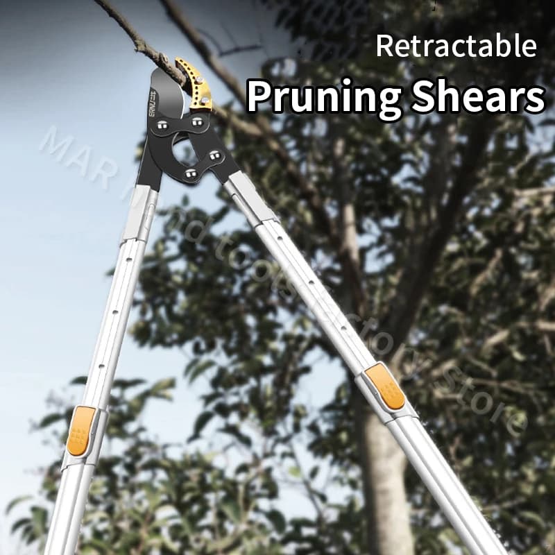 Telescopic powers for branches Sk5 material steel shears for pruning of garden trees cutting of tall branches tools for Secateur Extra elongated