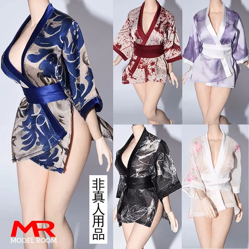 Personalizzato 1/6 Bilancia Femminile Stile Giapponese Breve Yukata Vestiti Modello Misura 12 ''TBL PH S07 S34 S52 Soldato Action Figure Corpo
