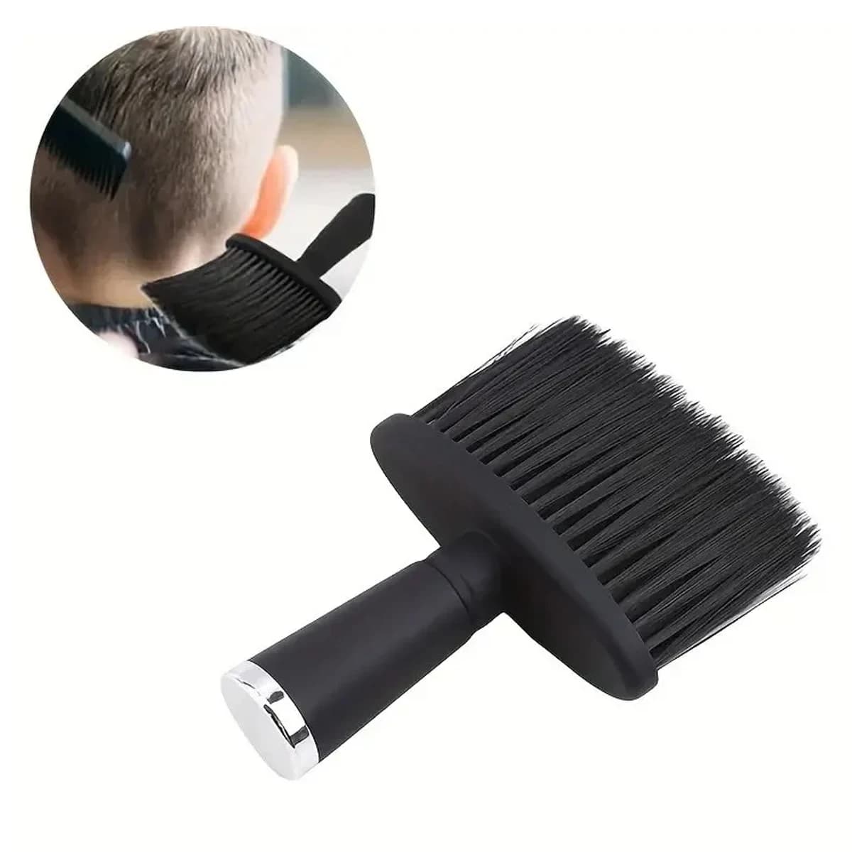 Spazzola Professionale per Barbiere, Morbida Spazzola per Viso e Collo, Strumento per Pulizia Capelli da Parrucchiere, per Salone e Uso Domestico