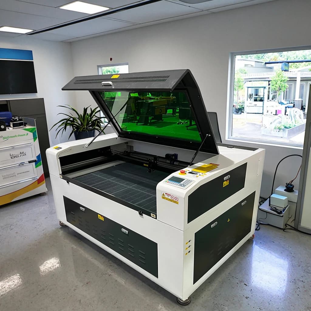 Macchina per Taglio e Incisione Laser CO2 Reci 1610 con Sistema di Raffreddamento ad Acqua, Garanzia di 1 Anno, Alta Precisione per Legno, MDF, Carta, Lightburn