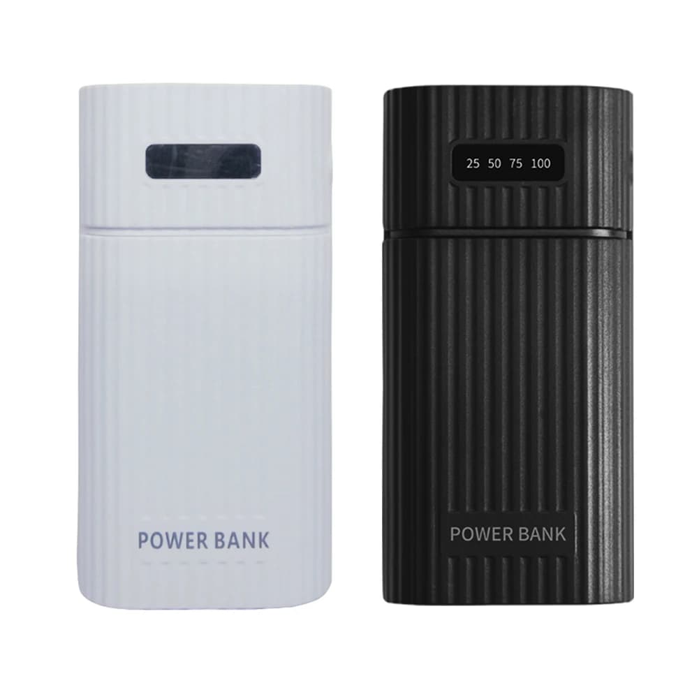 2/3-Port Input 18650/18700/20700/21700 Battery Charger Adapter Make Your Own External Battery Pack for iPhone and Android Phones