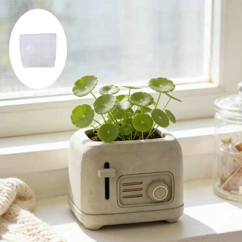 Stampi in silicone per macchina per il pane, stampi per tazze in gesso effetto cemento per aromaterapia, stampi fai da te per tazze portaoggetti in resina, vasi per piante e oggetti decorativi