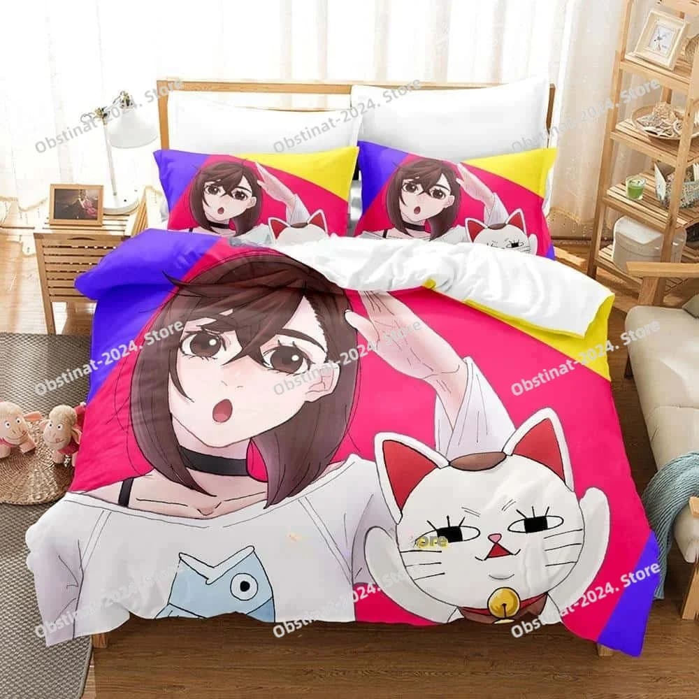 Dandadan Takakura Ken Set biancheria da letto Singolo Twin Completo Queen King Size Set copripiumino per camera da letto per bambini per adulti Set lenzuolo anime