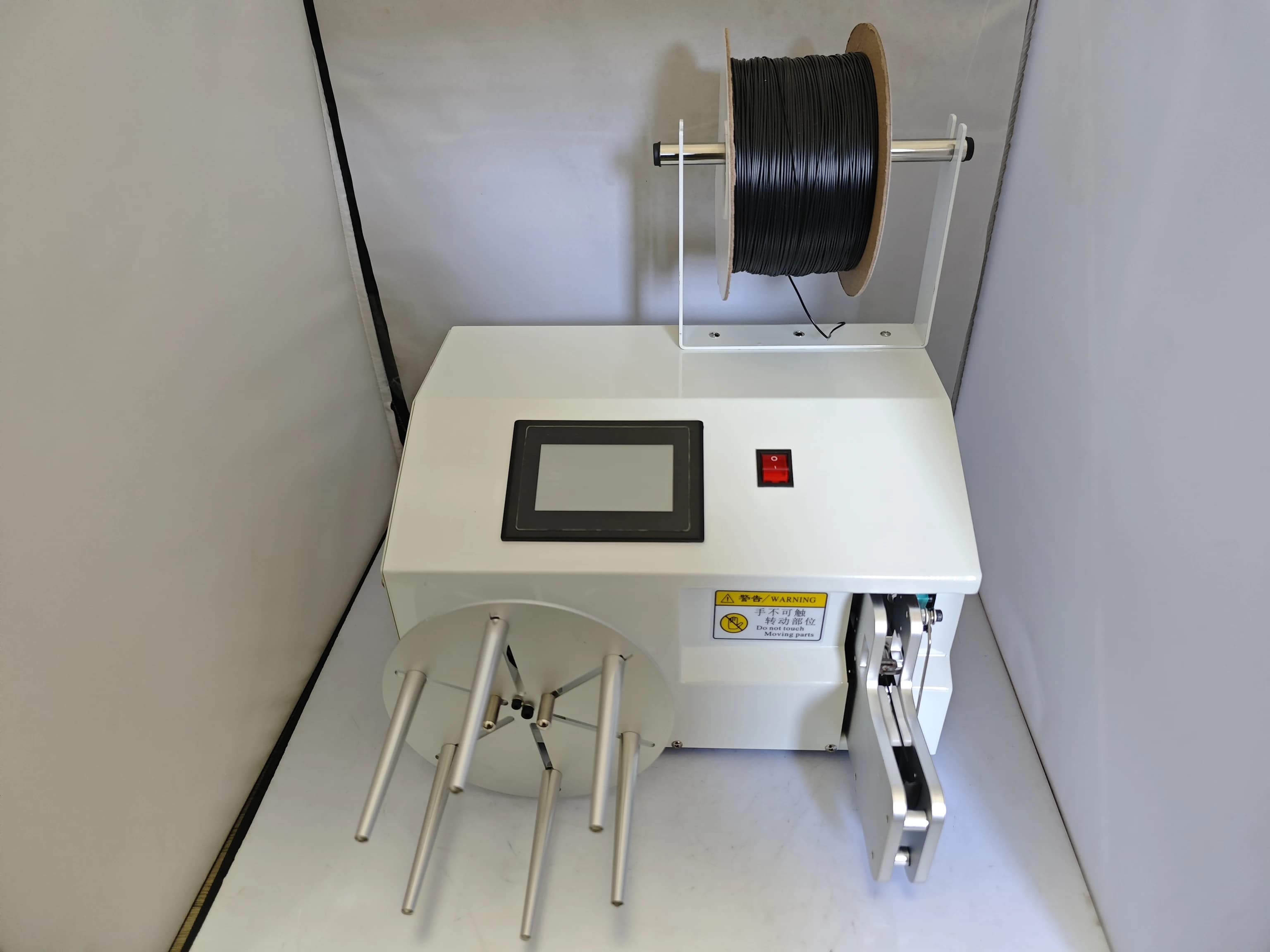 RZJ 5-30mm Touch Screen Multifunction automatic Cable Wire Winding Binding Machine Power Cord Data Cable Tie Winder Machine