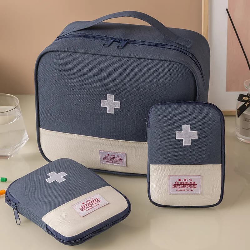 3 pz/set pacchetto di medicinali portatile da viaggio borsa di pronto soccorso multifunzionale borsa di stoccaggio borsa da viaggio e da viaggio per campeggio all'aperto