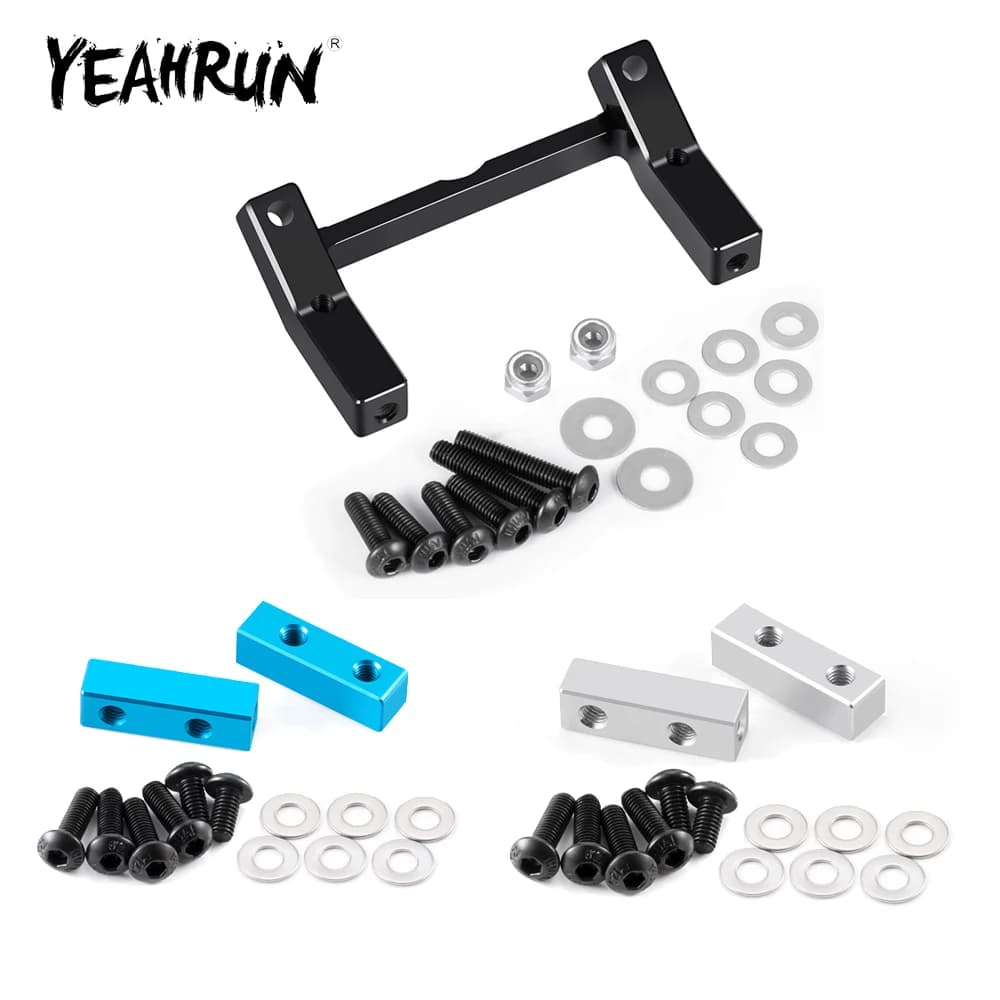 Supporto Servo in Lega di Alluminio YEAHRUN per Auto RC Tamiya Lunch Box 1/12, Parti di Aggiornamento per Monster Truck
