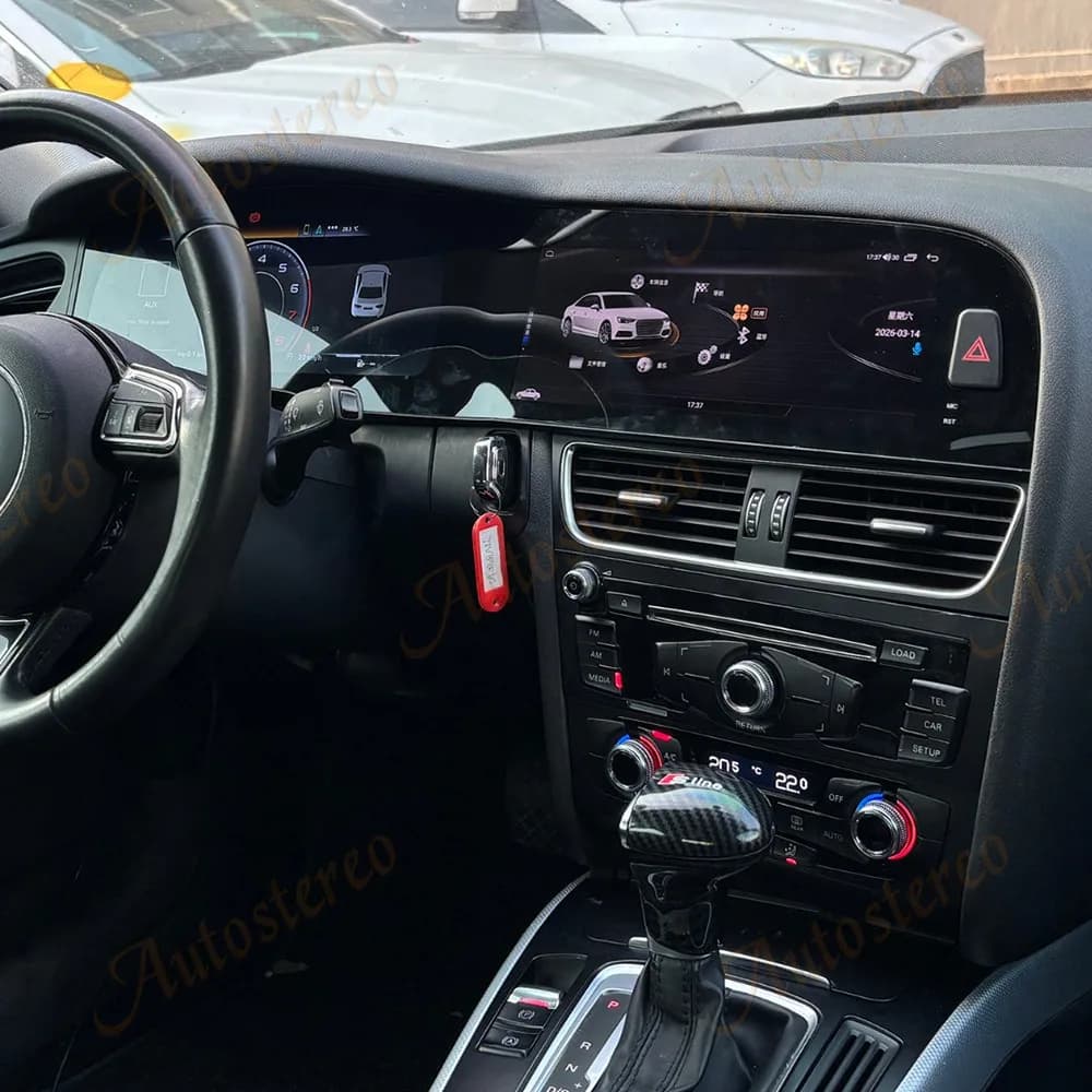 CarPlay e Android Auto wireless per Audi A4 A5 S4 S5 B8, navigatore GPS, autoradio stereo, lettore multimediale, radio per auto.