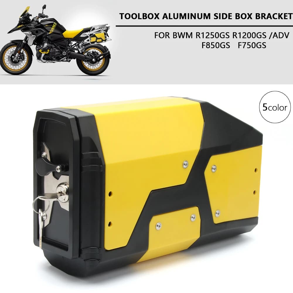 Per BMW R1250GS R1200GS LC & ADV Adventure Side Tool Box F850GS F750GS R1200 gs 1200/1250 GS kit di pronto soccorso/guasto cassetta degli attrezzi
