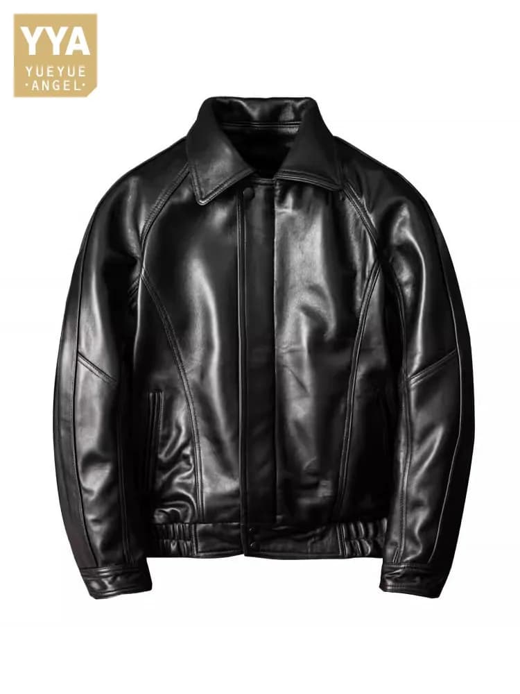 Autunno donna pelle di pecora giacca in vera pelle moto biker giacca a vento capispalla giacca Casual in vera pelle Plus Size 6XL