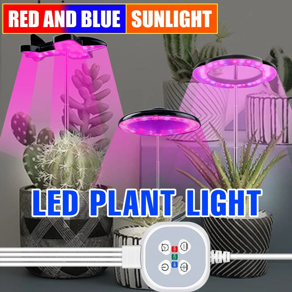 LED Full Spectrum Plant Grow Light 5V Seedings Fill Lamp Indoor Hydroponic Succulent Cactus Potted Flower Cultivation Lighing