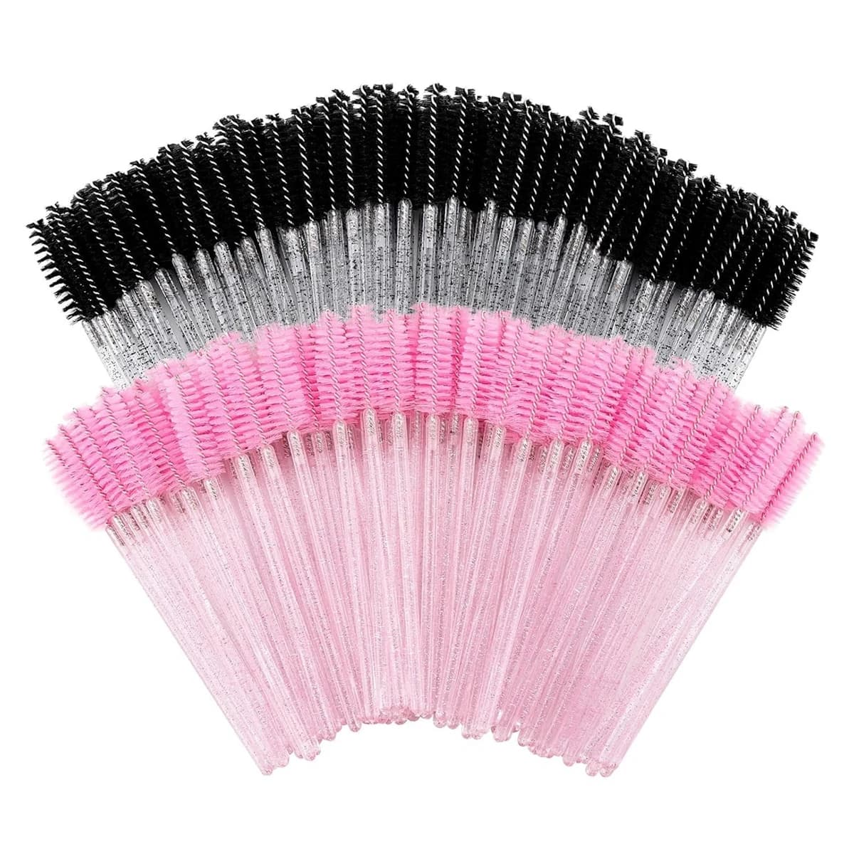 100 Pieces Disposable Brushes for Mascara, Eyebrow Applications, Makeup Kit, Eyebrow Oil Brush