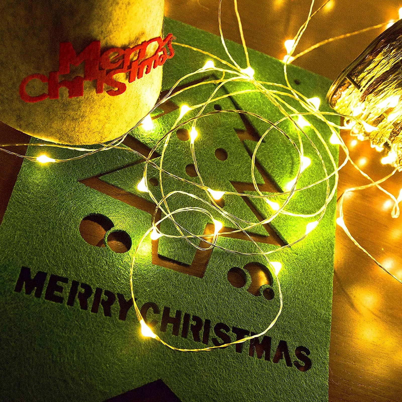 Catena di Luci LED Bianco Caldo 20M, Luci Fatate per Esterni e Interni, Decorazioni per Feste, Matrimoni, Natale, Lampada a Filo Decorativa