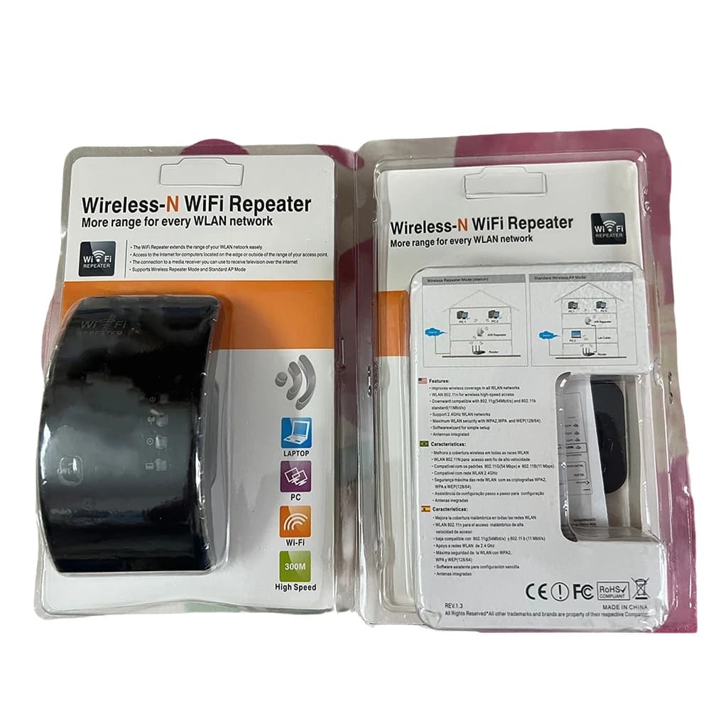 AA83 Ripetitore di segnale wireless Prolunga Wifi Ripetitore di rete piccolo Ap Estensione di amplificazione del segnale del router domestico a banda larga (USA)