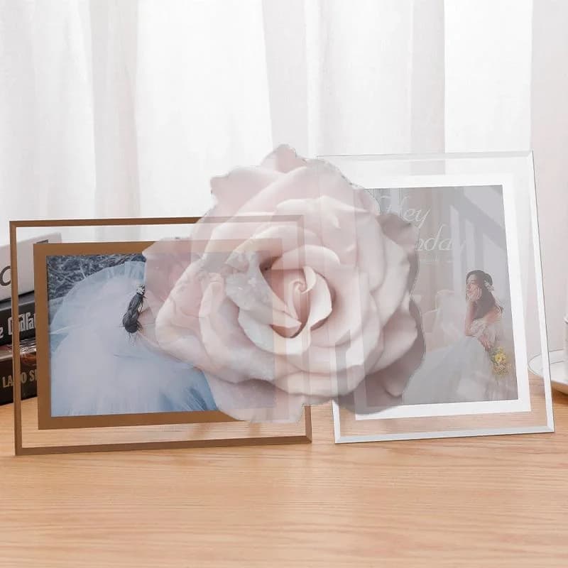 Popular A4 A5 Table Sign Holder Double Sided Picture Photo Frame Stand for Office Desk Name Card Event Display Use