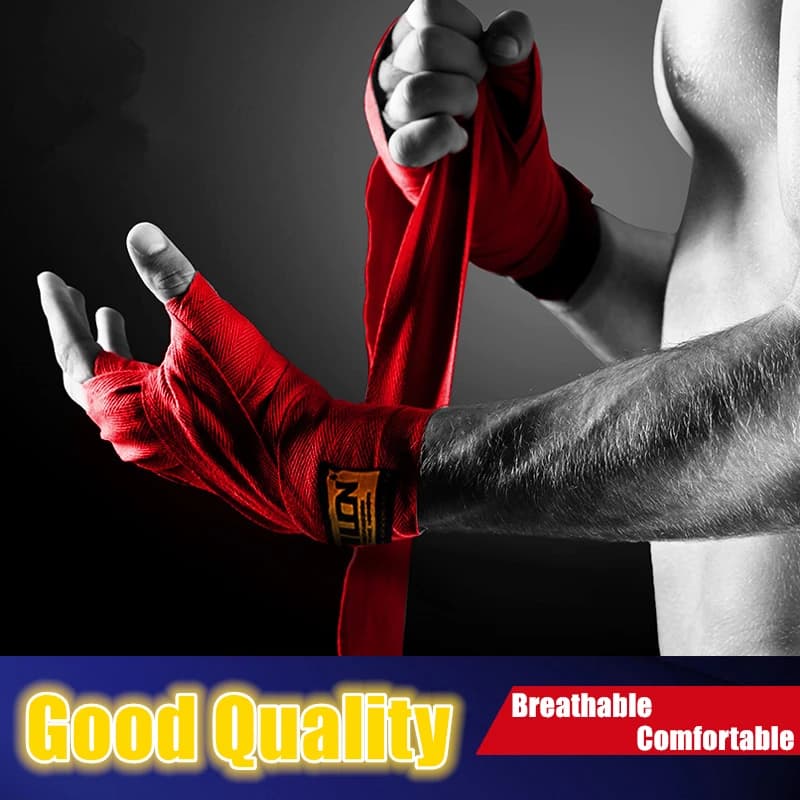 2 pcs 3/5 m Benda boxing Avvolge Sanda Kick MMA Gloves Muay Thai Fighting Fasce Polso Protect Essential for Punch Training Gym