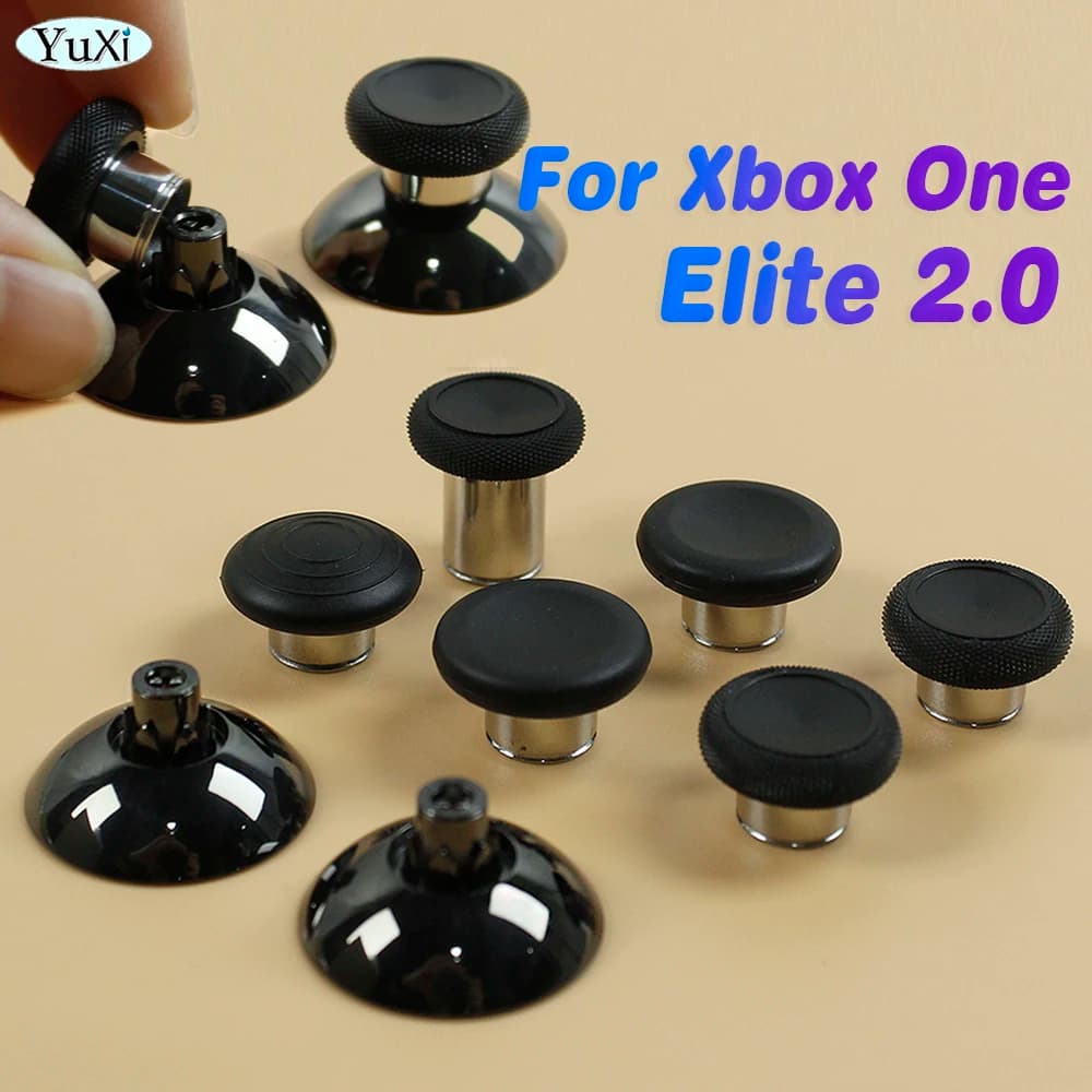 1Set per Xbox One Elite 2nd Metal Thumbsticks Grip gap pulsante Joystick analogico Base a bilanciere parti di ricambio del Controller di gioco