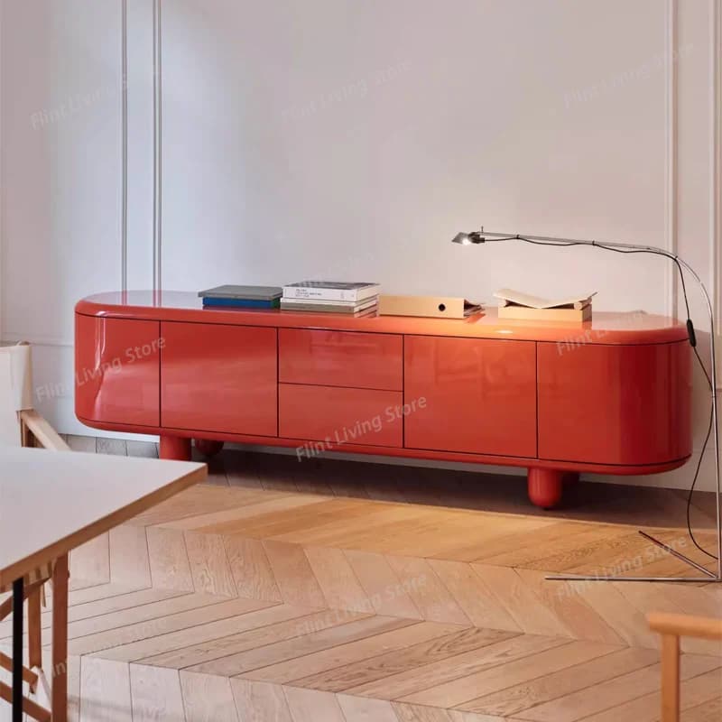 Nordic Monitor Tv Stands Living Room Floor Console Minimalist Tv Table Designer Storage Organizer Muebles Italian Furniture