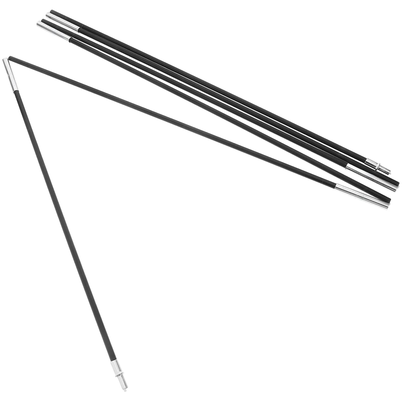 Replacement kit for tent poles, 2 pieces, fiberglass, light, compact, portable, spare, for camping, hiking, trekking, tent accessories