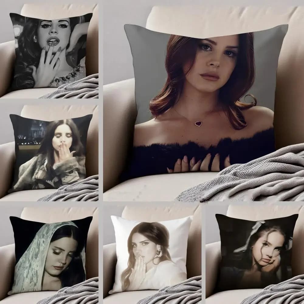 Fodera per cuscino L-Lana Del Rey, federa in lino, morbida, traspirante, protettiva, decorazione per divano e camera